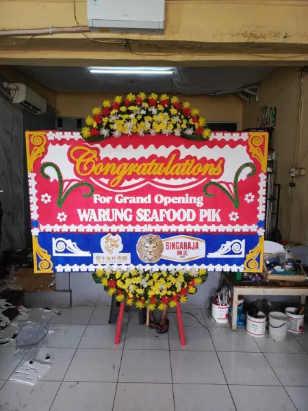 Papan Bunga Ucapan Selamat Bayem Kutoarjo