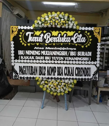 Papan Bunga Duka Bayem Kutoarjo